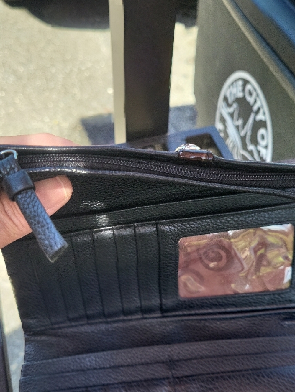 Womens Brighton Leather Wallet - Picture 9 of 16